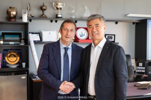 Il Presidente di World Sailing Quanhai Li a Genova